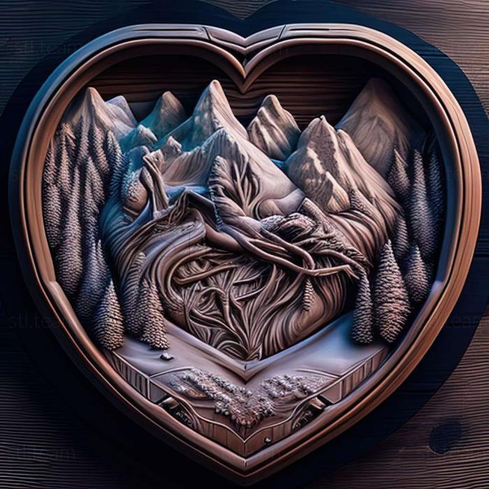 3D model Icewind Dale Heart of Winter game (STL)